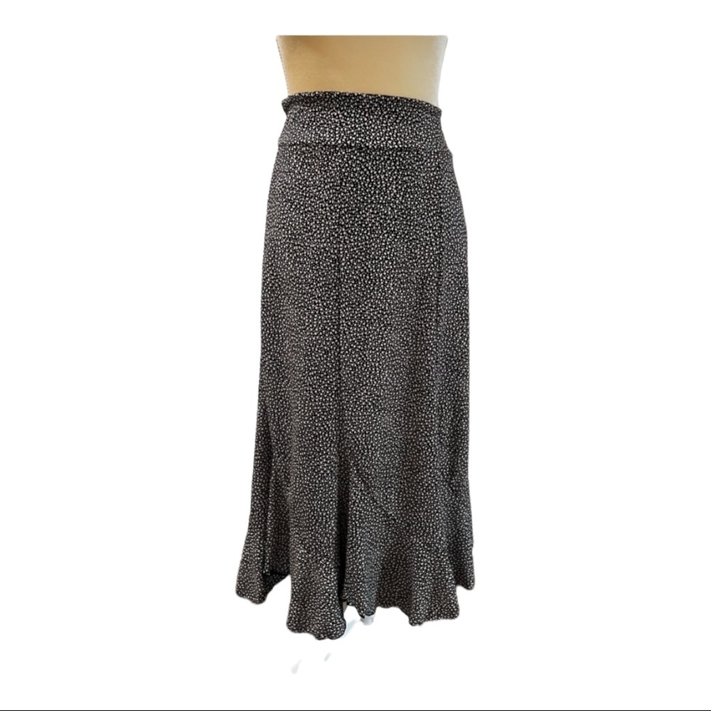 Liz Claiborne Brown‎ & White stretch skirt size XL